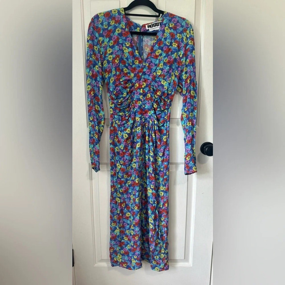 NWT Rotate Birger Christensen  Heather Dress in Poppy. Size 36/4. - Picture 3 of 7